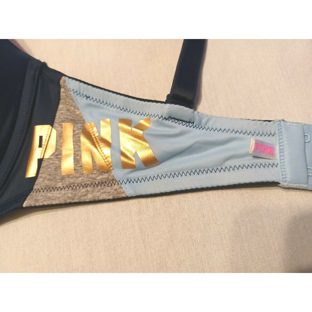 Victoria Secret PINK 34DD bra Wear everywhere push up T-shirt women bling